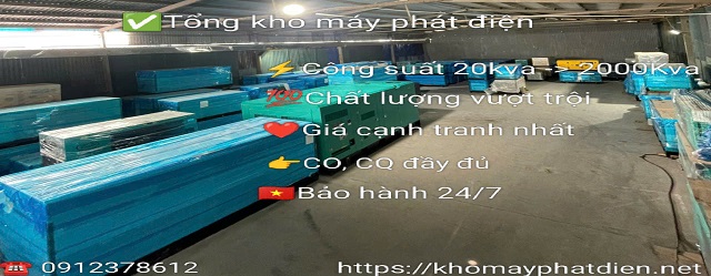 Tổng kho máy phát điện tại Hà Nội