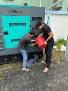 lắp đặt Máy phát điện Yuchai 37Kva 