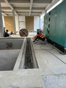 lắp đặt máy phát điện 500Kva Yuchai tại Phú Thọ