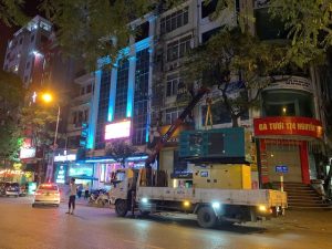 Cẩu máy phát điện 200Kva Yuchai