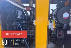 khu vực lắp đặt máy phát điện Cummins 350kVA tại Thanh Hóa