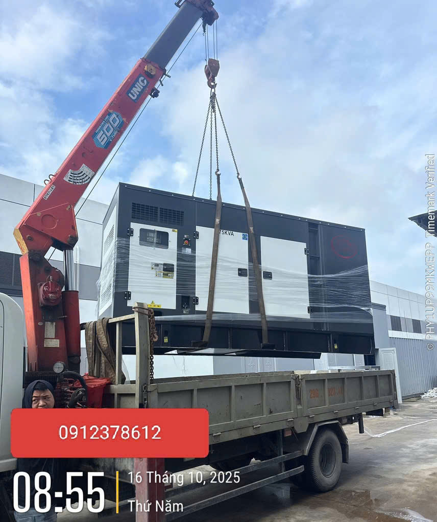 Lắp đặt máy phát điện Weichai 375Kva tại Hưng Yên – Khomayphatdien.net