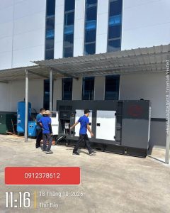 Máy phát điện công nghiệp Weichai 300Kw cho nhà máy Phố Nối A