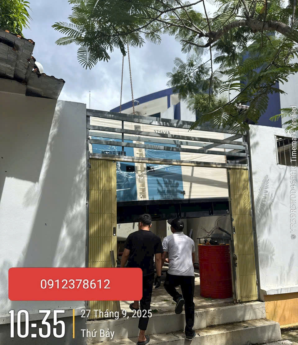 lắp đặt máy phát điện 350Kva Cummins tại Thanh Hóa