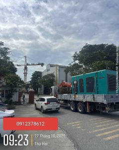 Máy phát điện 500kVA Yuchai tại nhà máy Hải Phòng