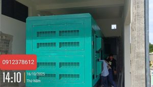 Đội kỹ thuật Khomayphatdien.net thi công máy phát điện Cummins